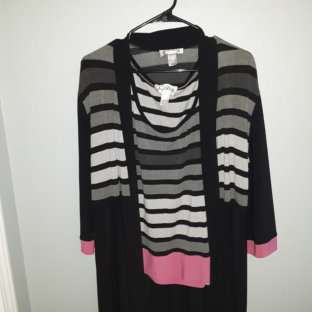 Cardigan and tank set by Joseph ribkoff